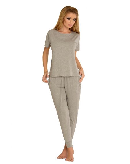 Pyjama De Lafense 524 Paula kr/r S-2XL