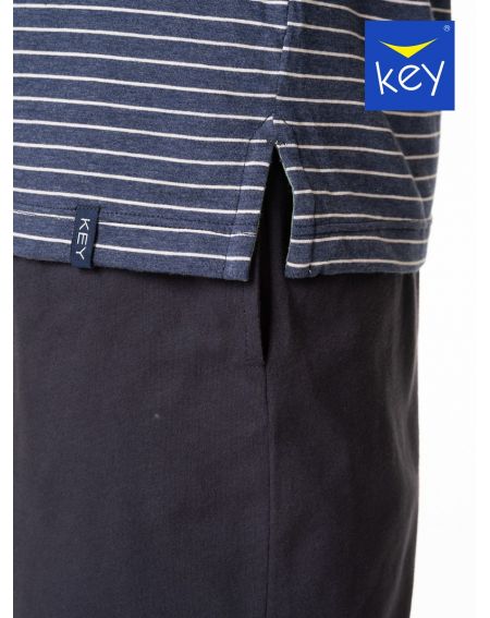 Piżama Key MNS 348 A24 kr/r M-2XL